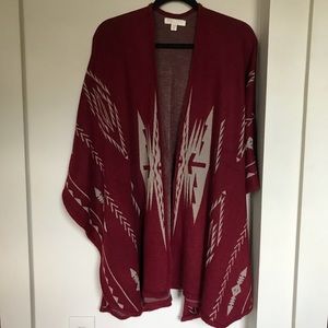 Southwestern kimono/poncho